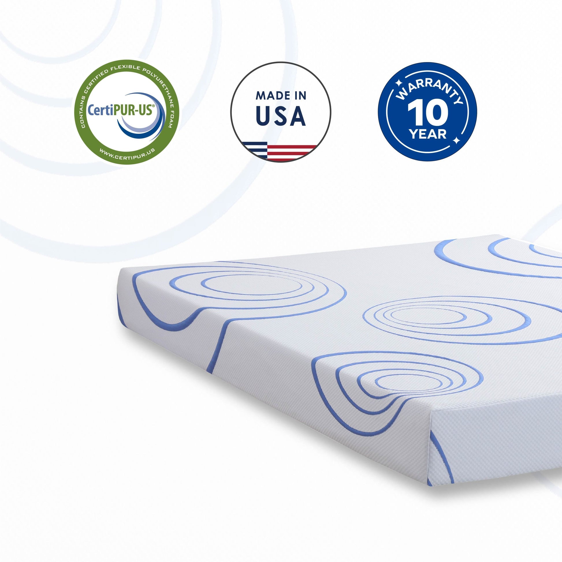 8 Inch Made in USA Bamboo Charcoal Infused Gel Memory Foam Mattress in a Box, CertiPUR-US Certified, King Mattress with Fiberglass Free Cover, Medium House to Home Furnishings LLC