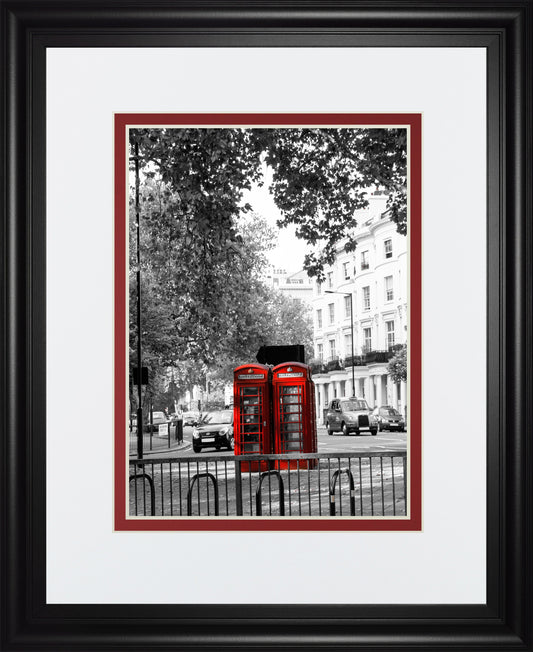 Telephone By Emily Navas - Framed Print Wall Art - Black Classy Art