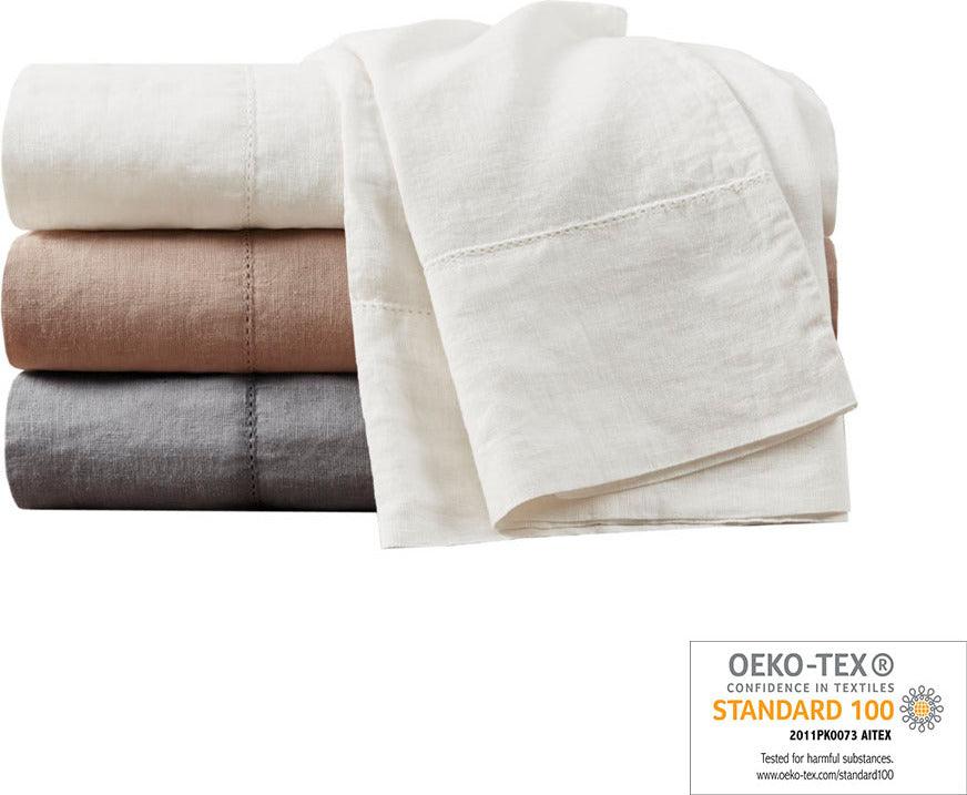 4PC Sheet Set Warm Taupe MP20-7881 Olliix.com