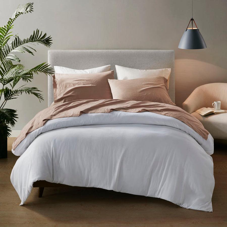 4PC Sheet Set Warm Taupe MP20-7881 Olliix.com