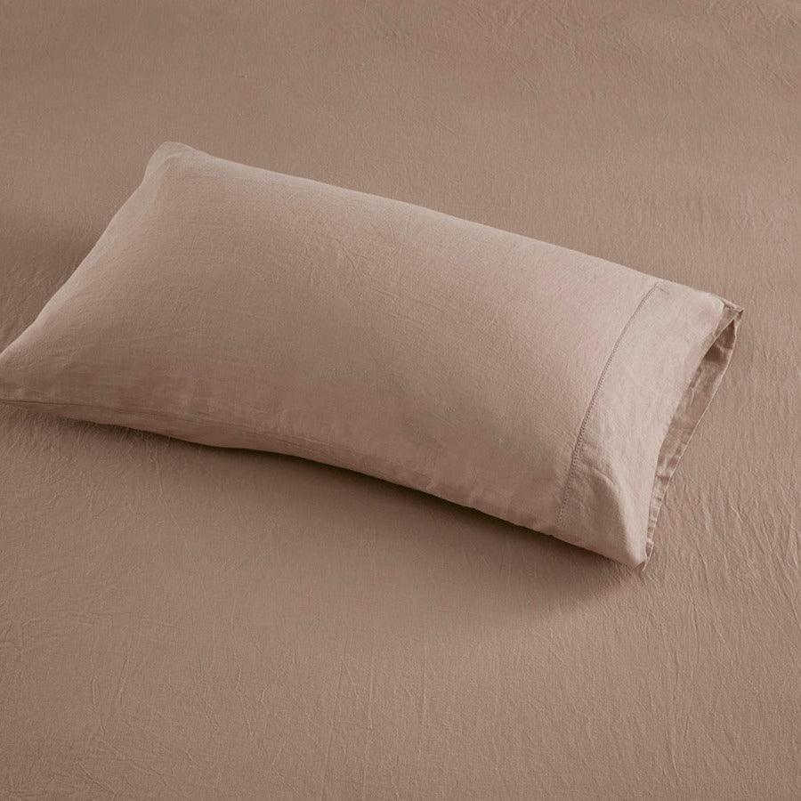 4PC Sheet Set Warm Taupe MP20-7881 Olliix.com