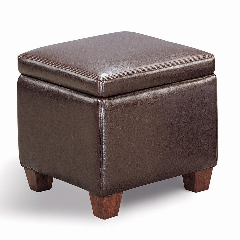 Causal Brown Storage Ottoman Coaster Z2 Premium