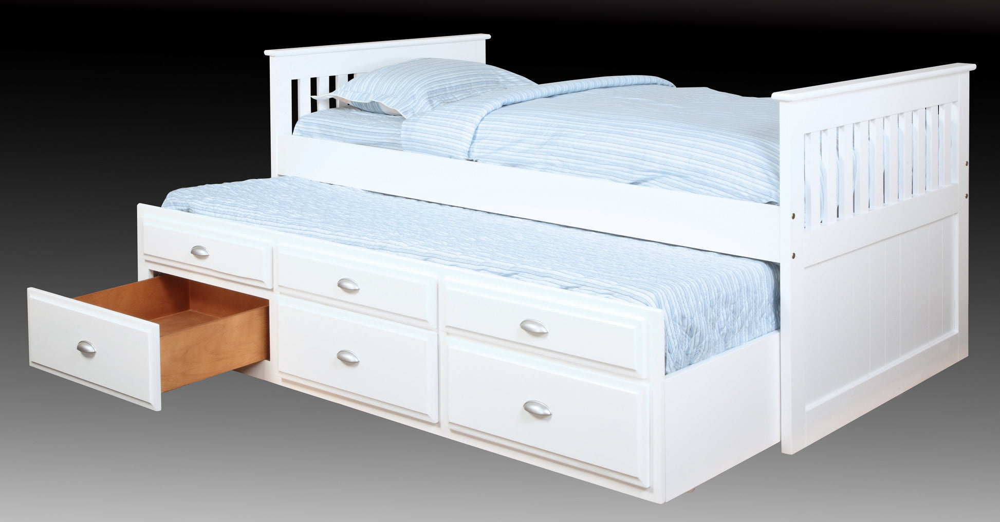 Twin Trundle Storage Bed Bernards Furniture