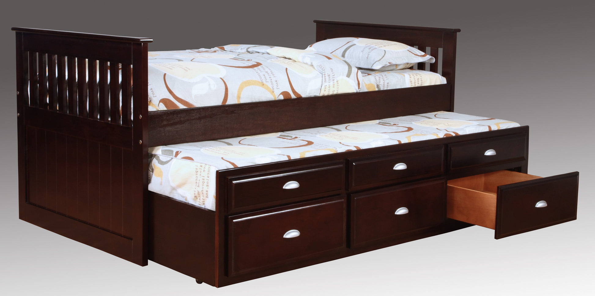 Twin Trundle Storage Bed Bernards Furniture