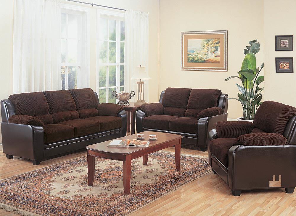 Monika Transitional Chocolate Sofa Coaster Z2 Premium