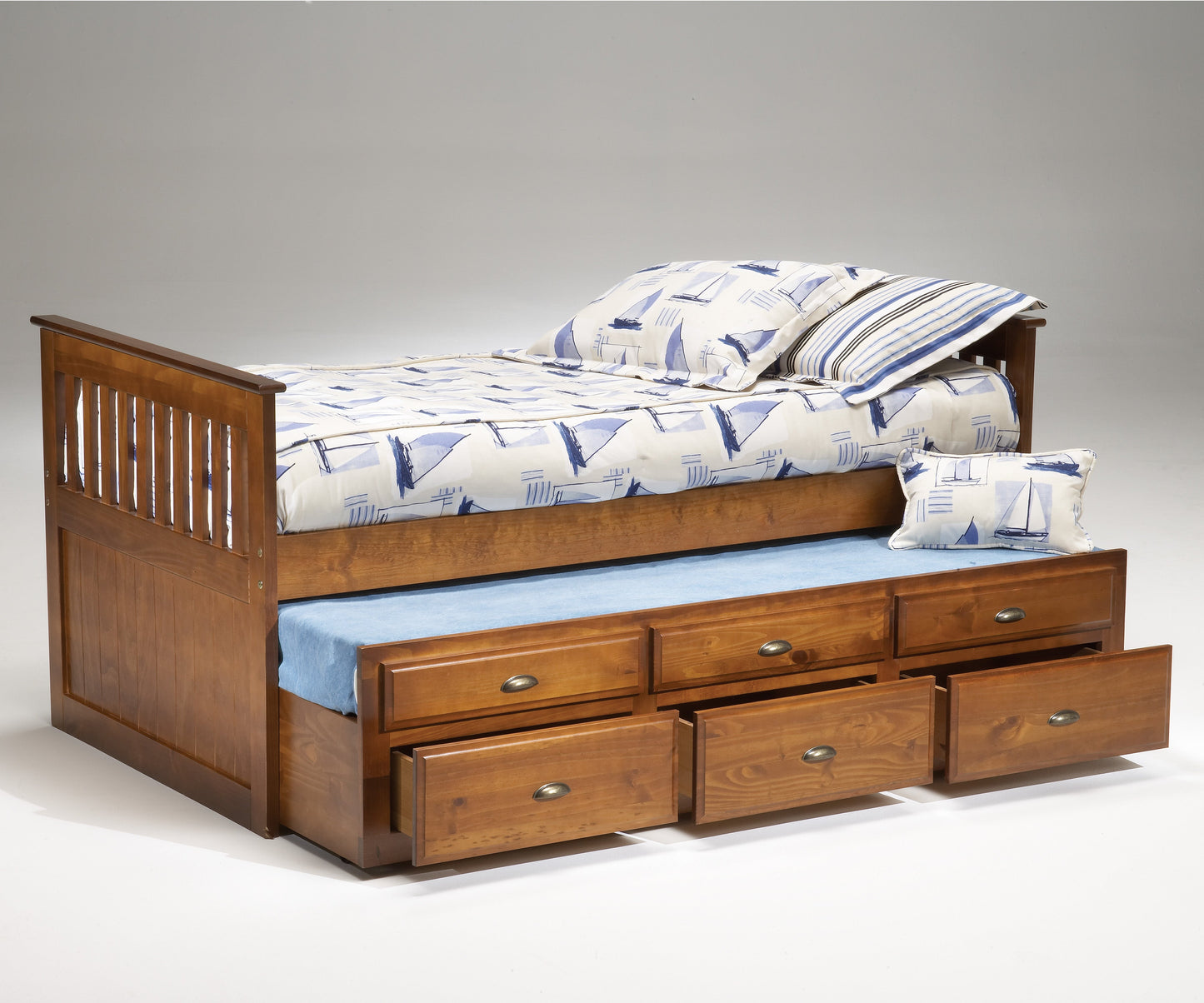 Twin Trundle Storage Bed Bernards Furniture