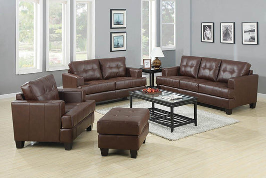 Samuel Transitional Dark Brown Sofa Coaster Z2 Premium