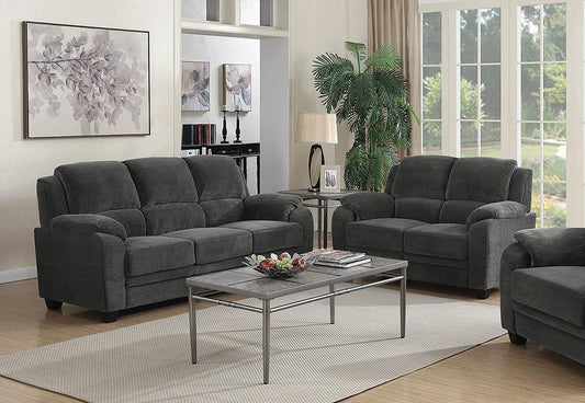 Northend Charcoal Two-Piece Living Room Set Coaster Z2 Premium