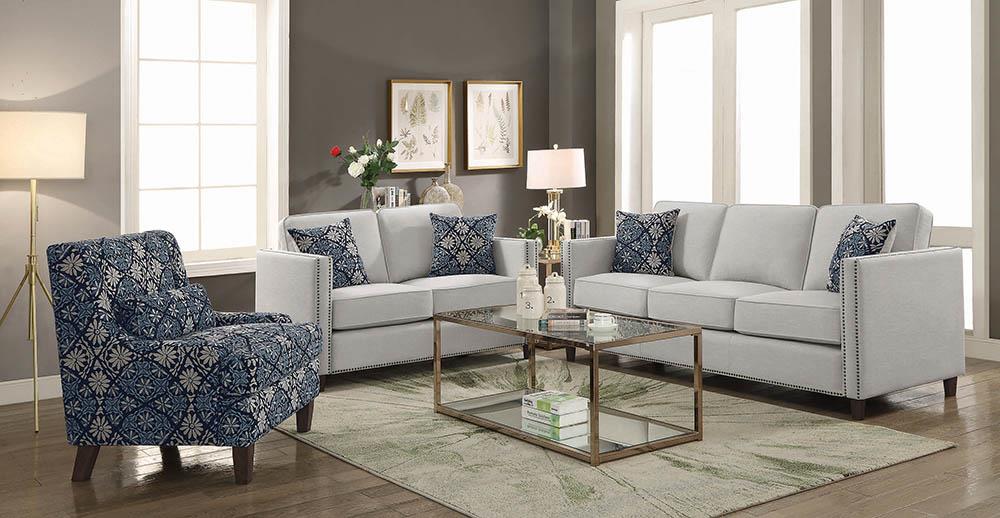 Coltrane Transitional Putty Tone Sofa Coaster Z2 Premium