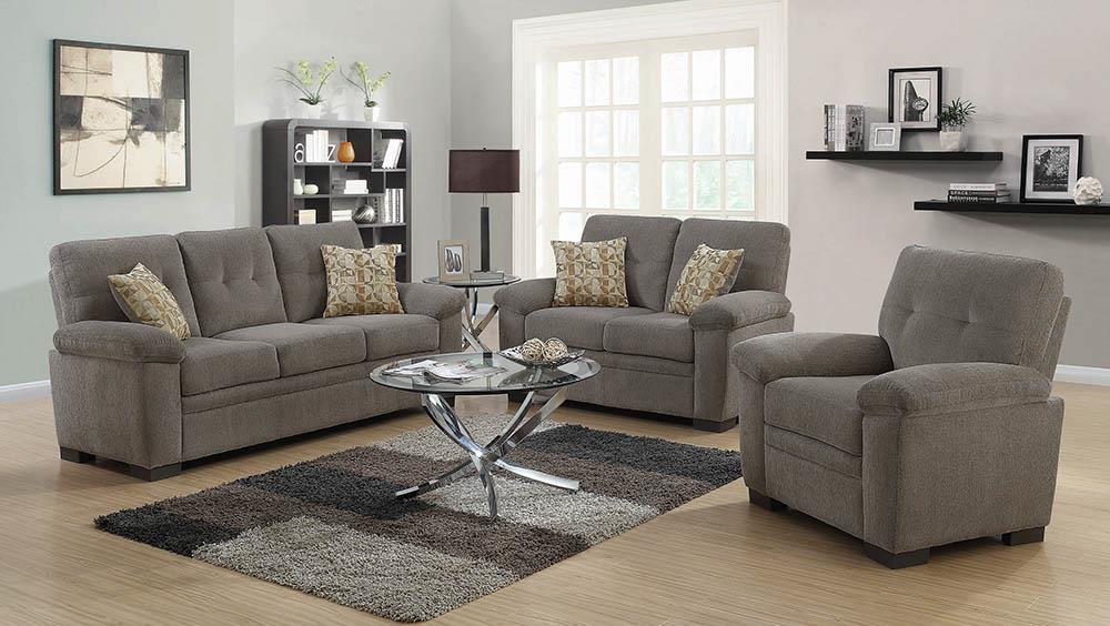 Fairbairn Casual Oatmeal Sofa Coaster Z2 Premium