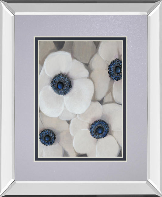 White Anemone II By Tim OToole - Dark Gray Classy Art