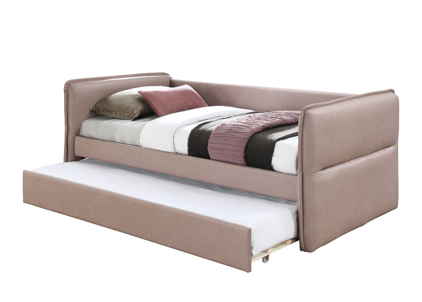 Trina Upholstered Trundle Bed Bernards Furniture