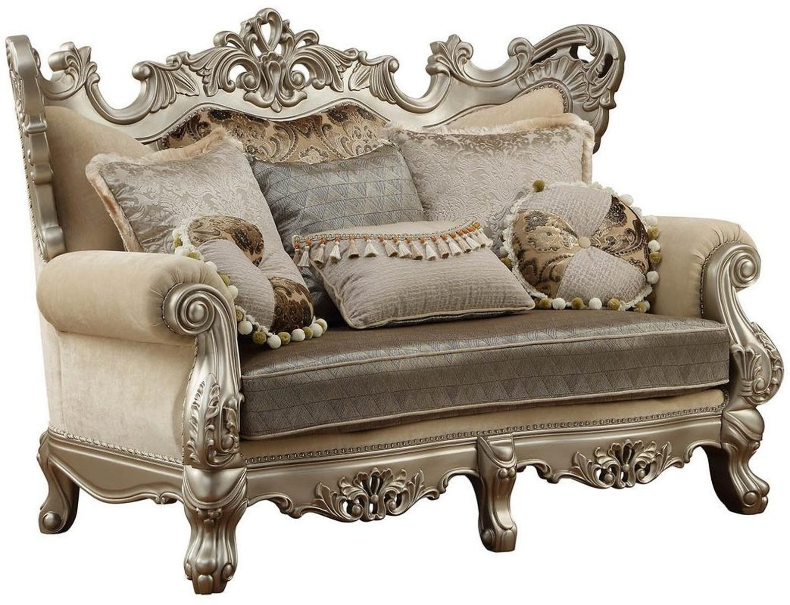 Acme Furniture Ranita Loveseat in Champagne 51041 ACME East