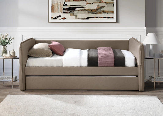 Trina Upholstered Trundle Bed Bernards Furniture