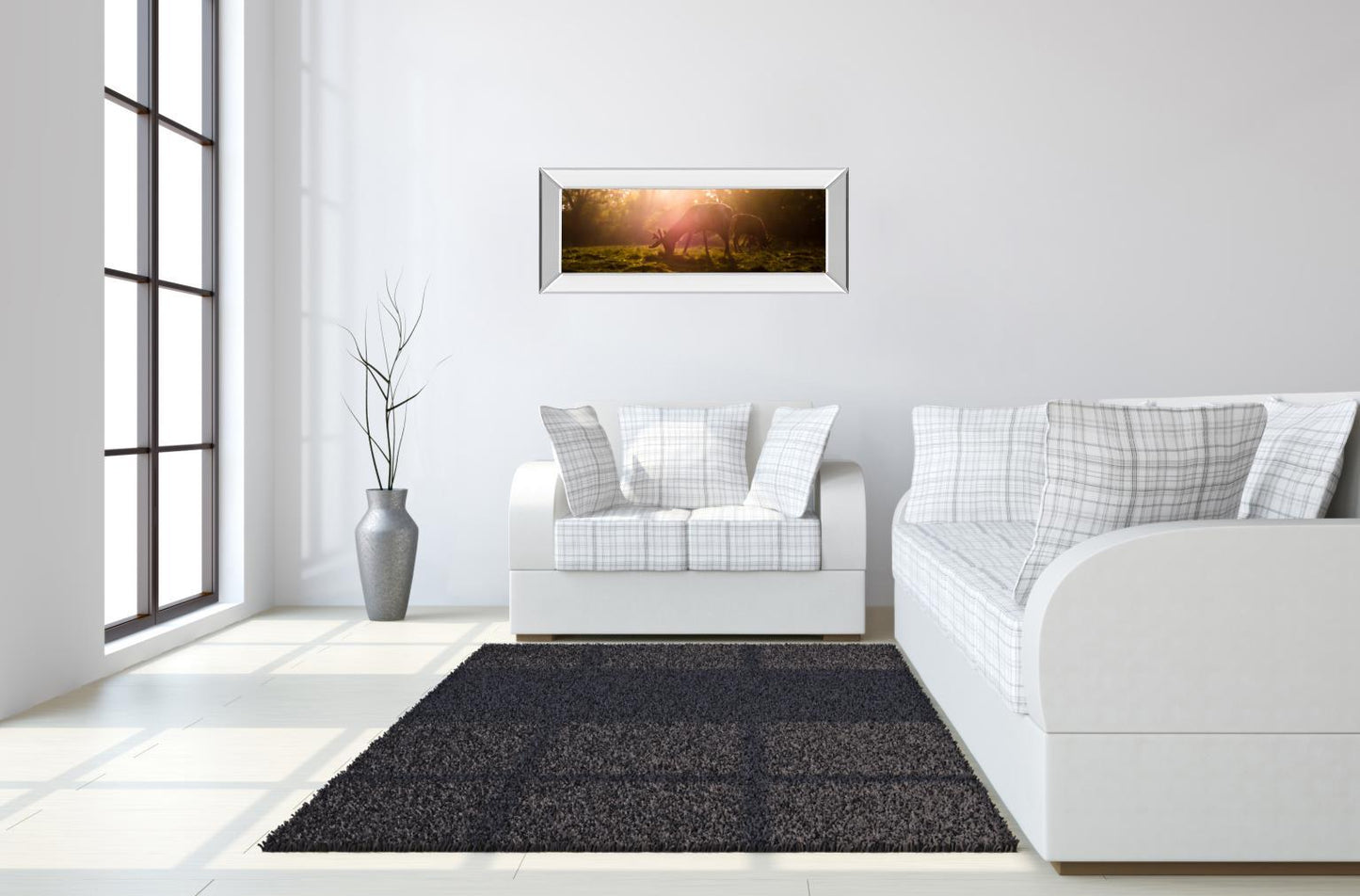 Morning Haze By Joe Reynolds - Photo Print Wall Art - Dark Brown Classy Art