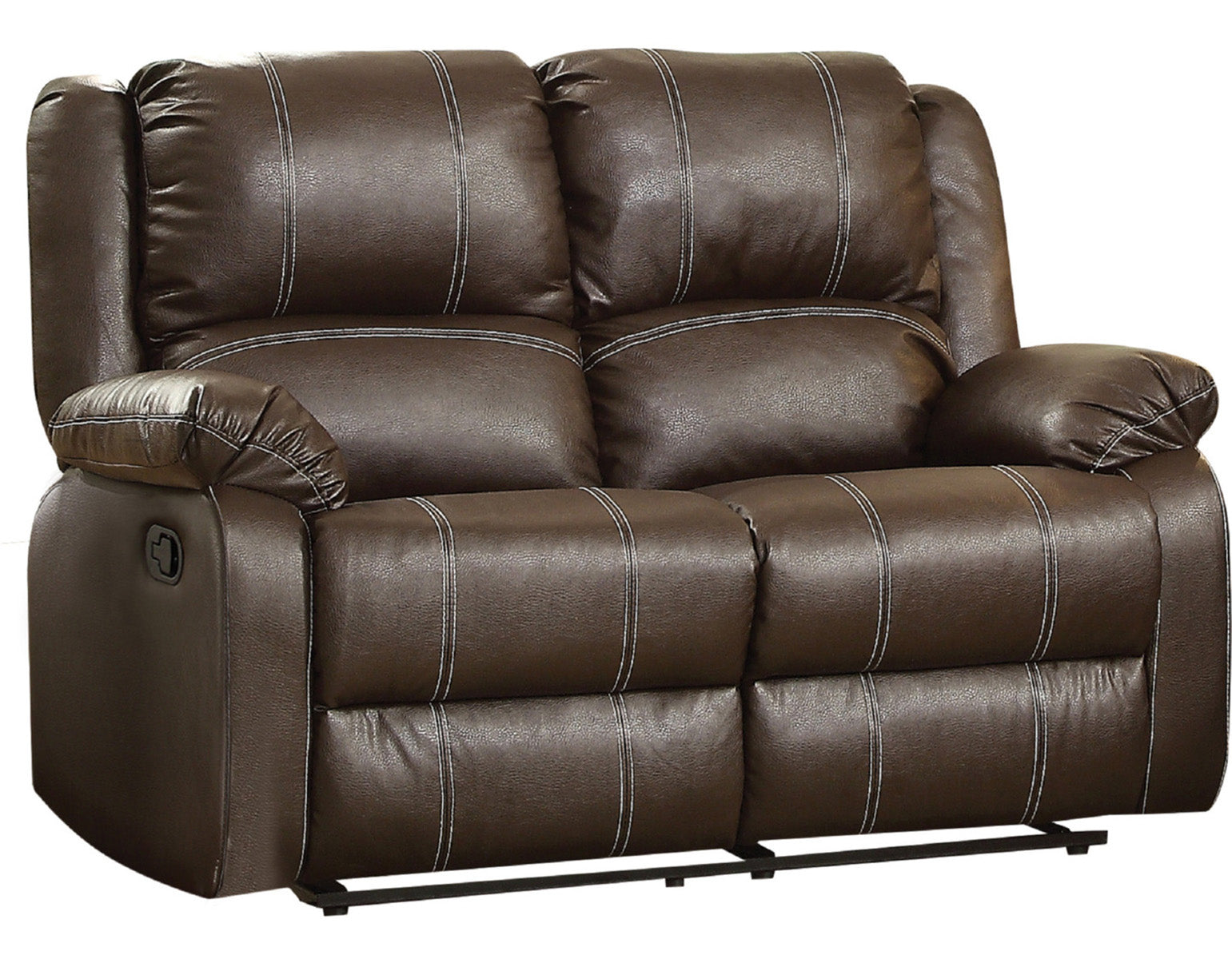 Acme Furniture Zuriel Motion Loveseat in Brown 52281 ACME East