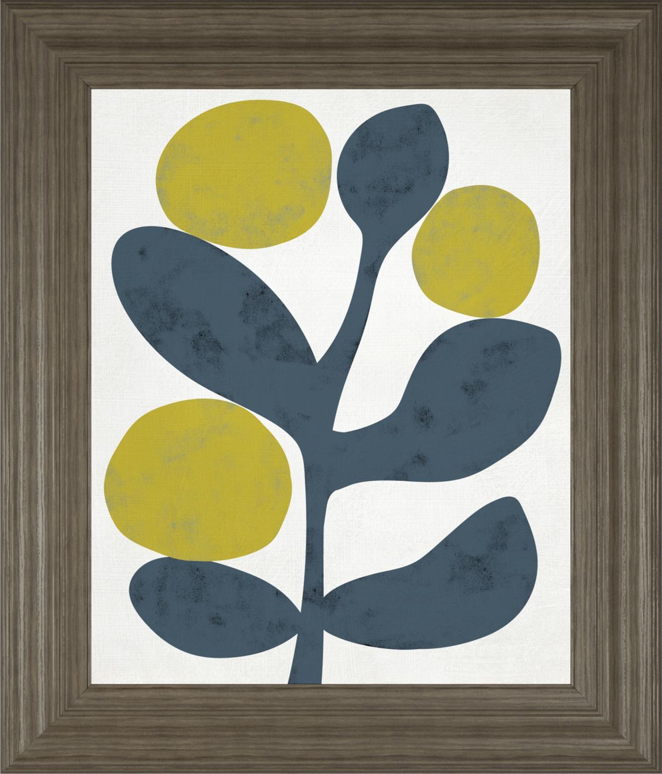 22x26 Branch IV By Chariklia Zarris - Blue Classy Art