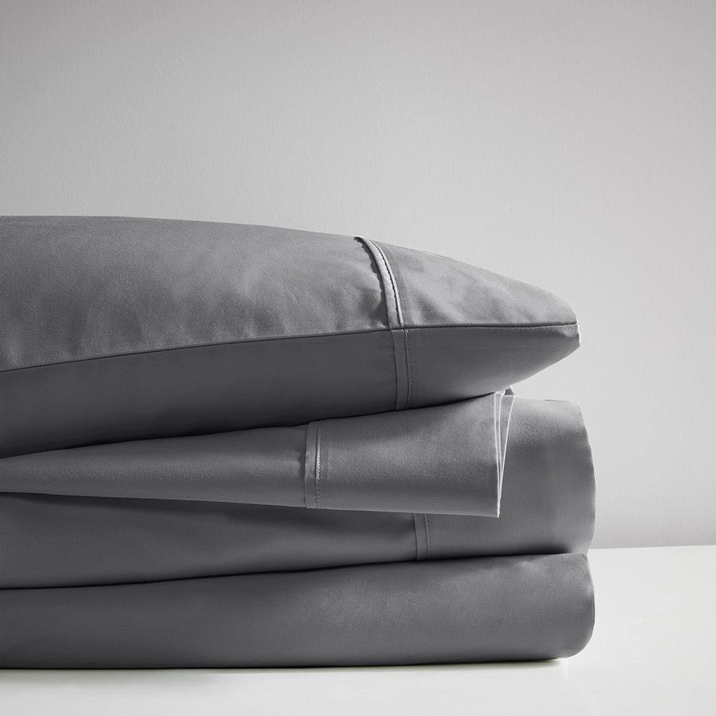 525 Thread Count Full Sheet Set Charcoal Olliix.com