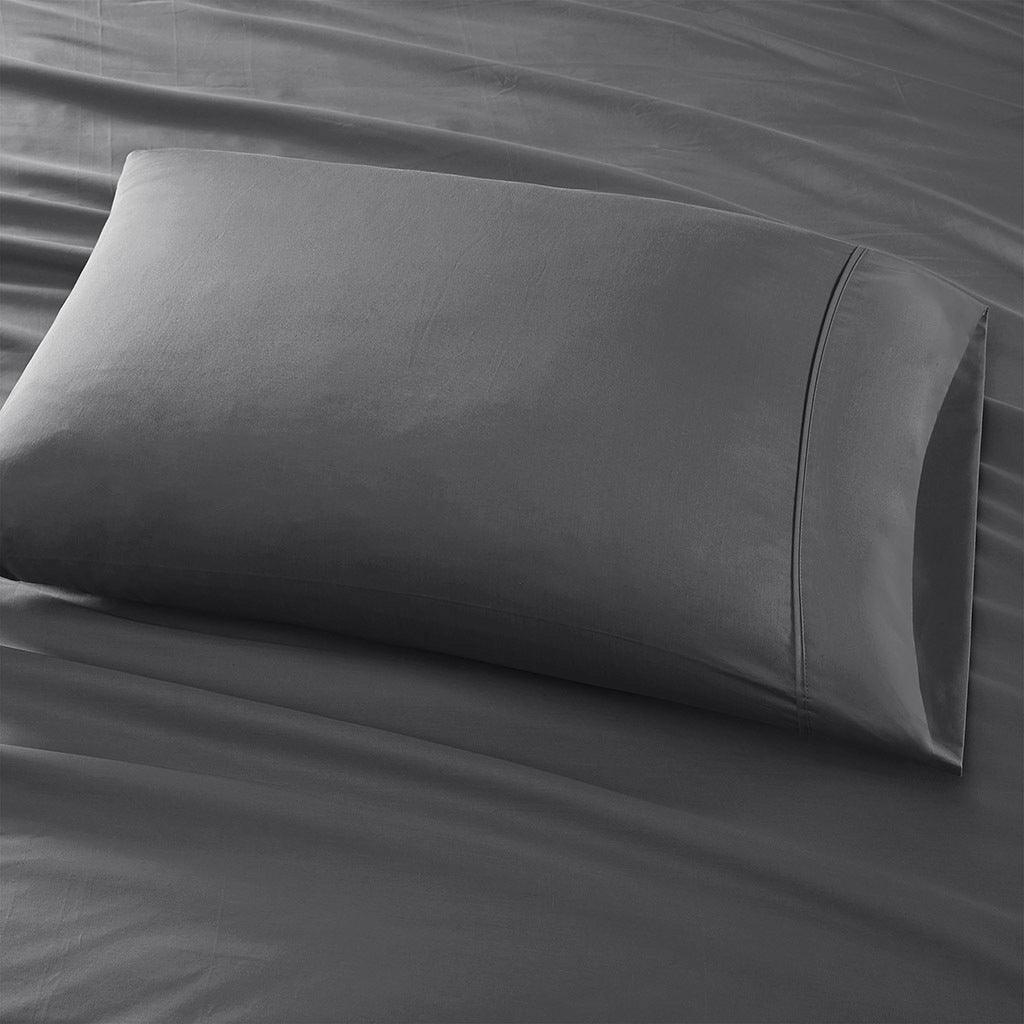 525 Thread Count Full Sheet Set Charcoal Olliix.com