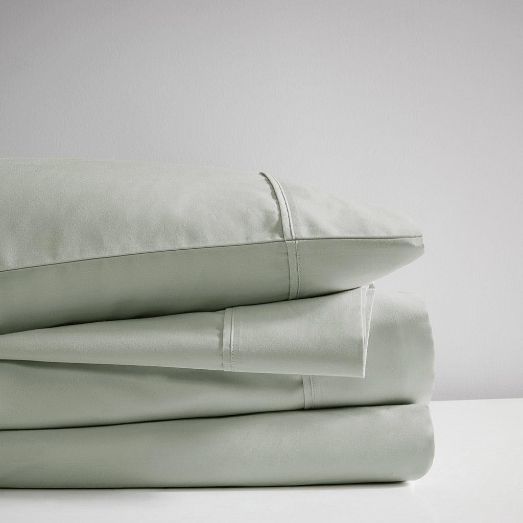 525 Thread Count Full Sheet Set Sage Olliix.com