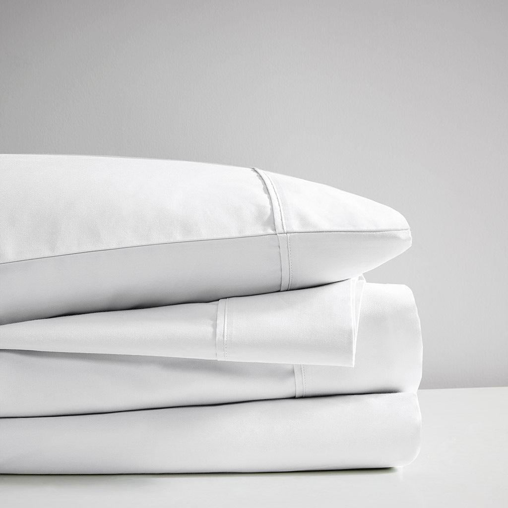 525 Thread Count Full Sheet Set White Olliix.com