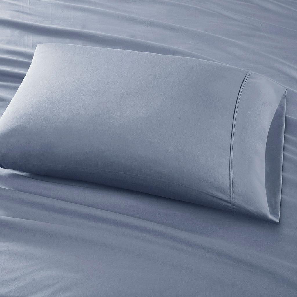 525 Thread Count King Sheet Set Blue Olliix.com