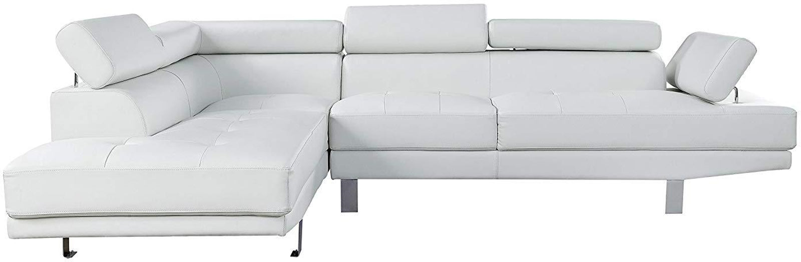 Acme Furniture Connor Sectional Sofa Set in Cream 52645 ACME East