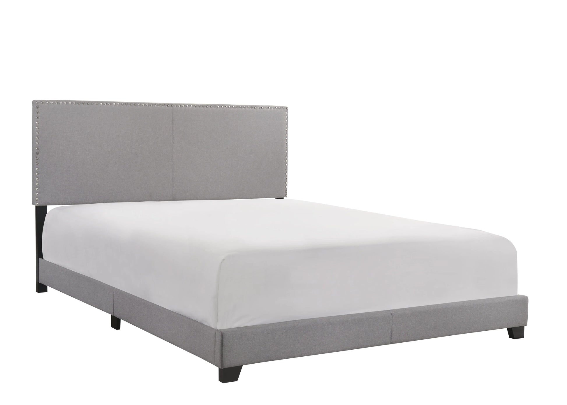 Erin Gray King Upholstered Bed Crown Mark