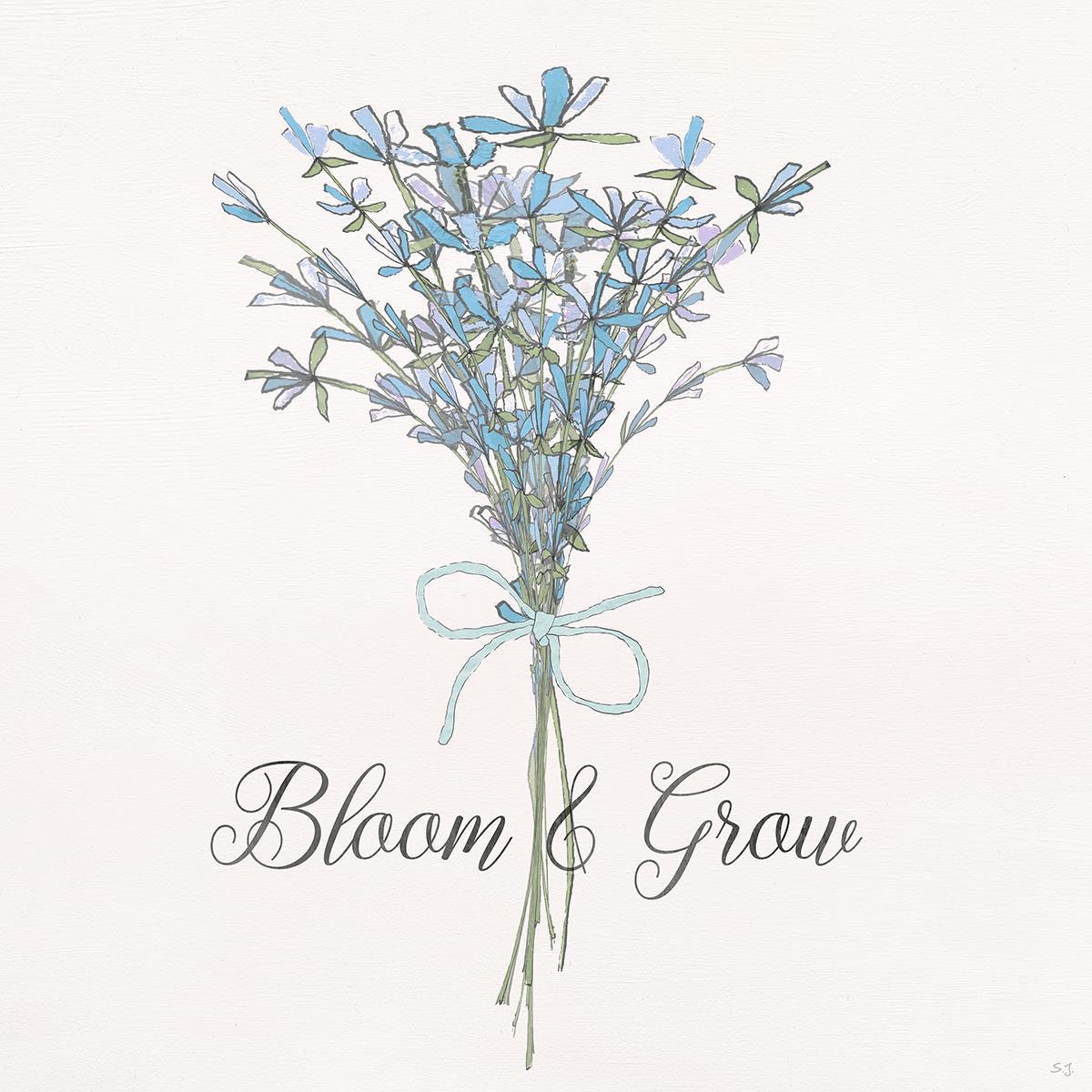 Bloom And Grow By Susan Jill - White Classy Art