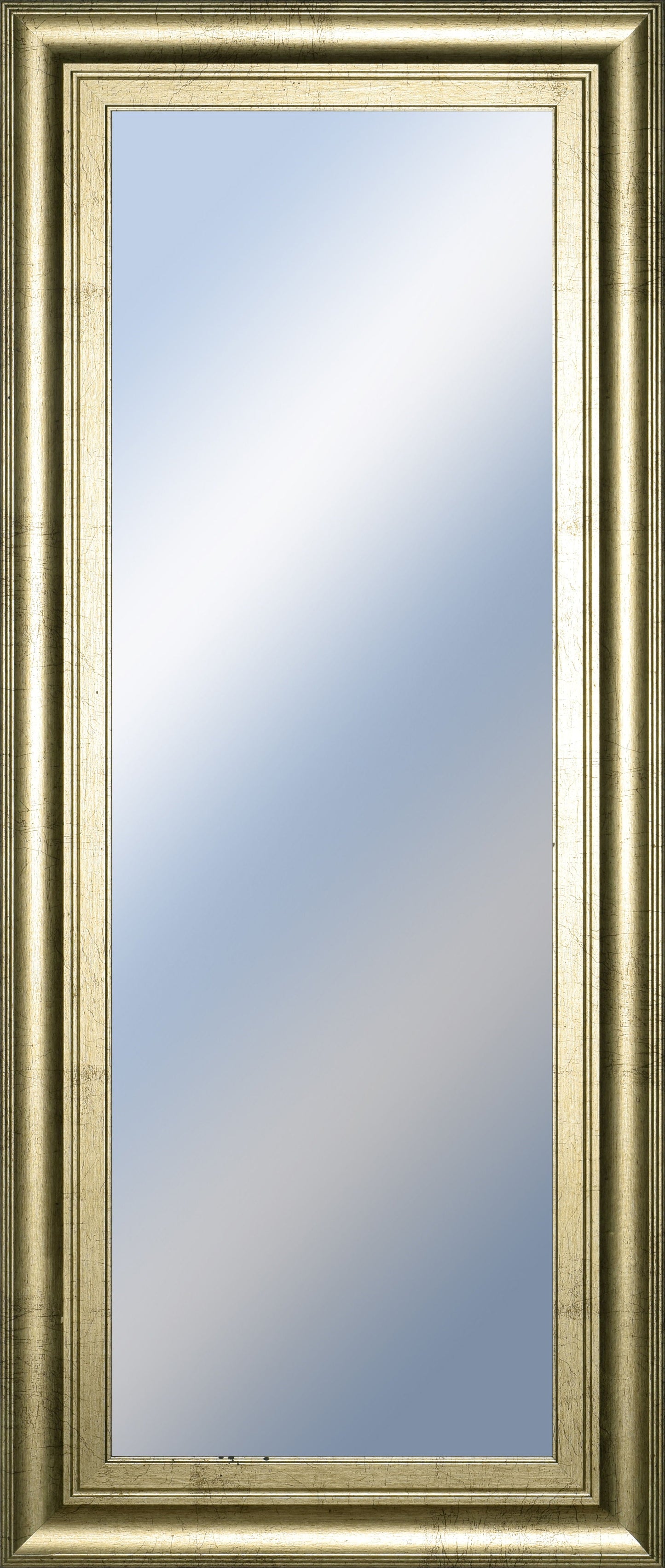 18x42 Decorative Framed Wall Mirror By Classy Art Promotional Mirror Frame #40 - Yellow Classy Art