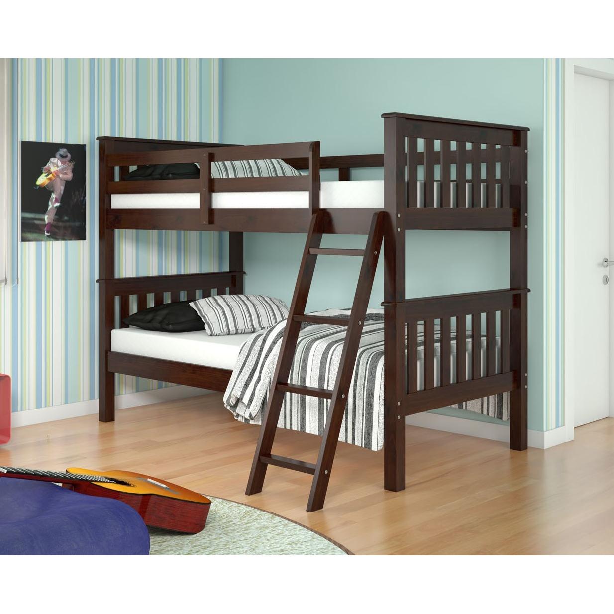 Donco Trading Company Kids Beds Bunk Bed 120-1-TCP Donco Trading Company