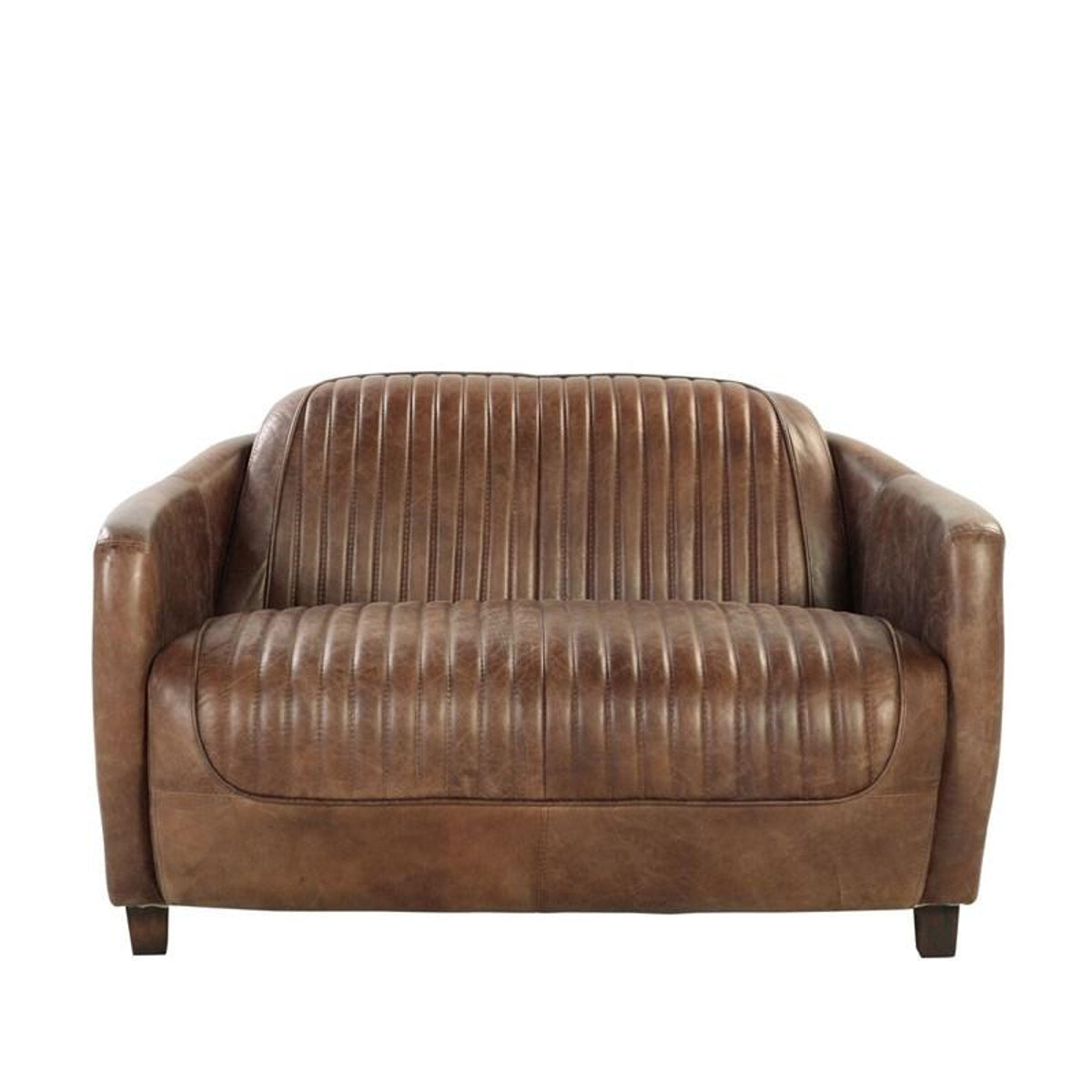 Acme Furniture Brancaster Loveseat in Retro Brown 53546 ACME East