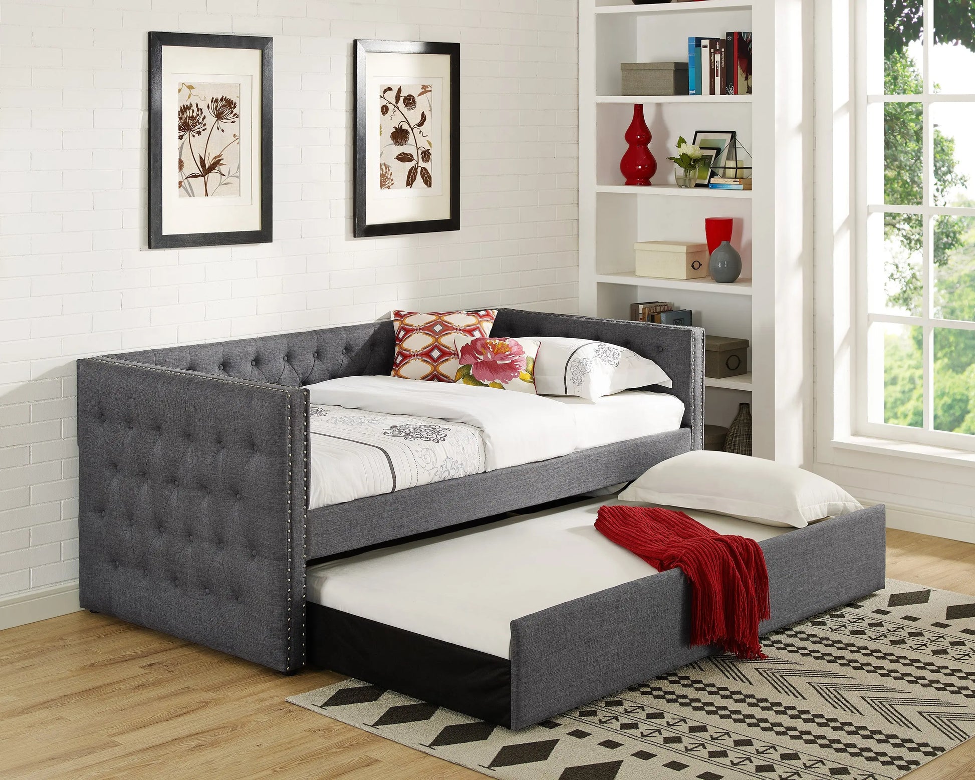 Trina Gray Twin Daybed Crown Mark