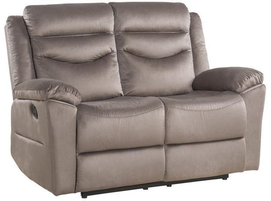 Acme Furniture Fiacre Motion Loveseat in Brown 53666 ACME East