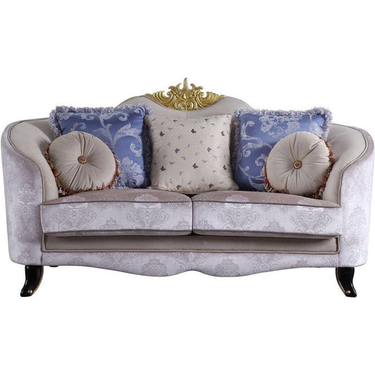 Acme Furniture Sheridan Loveseat in Cream 53946 ACME East