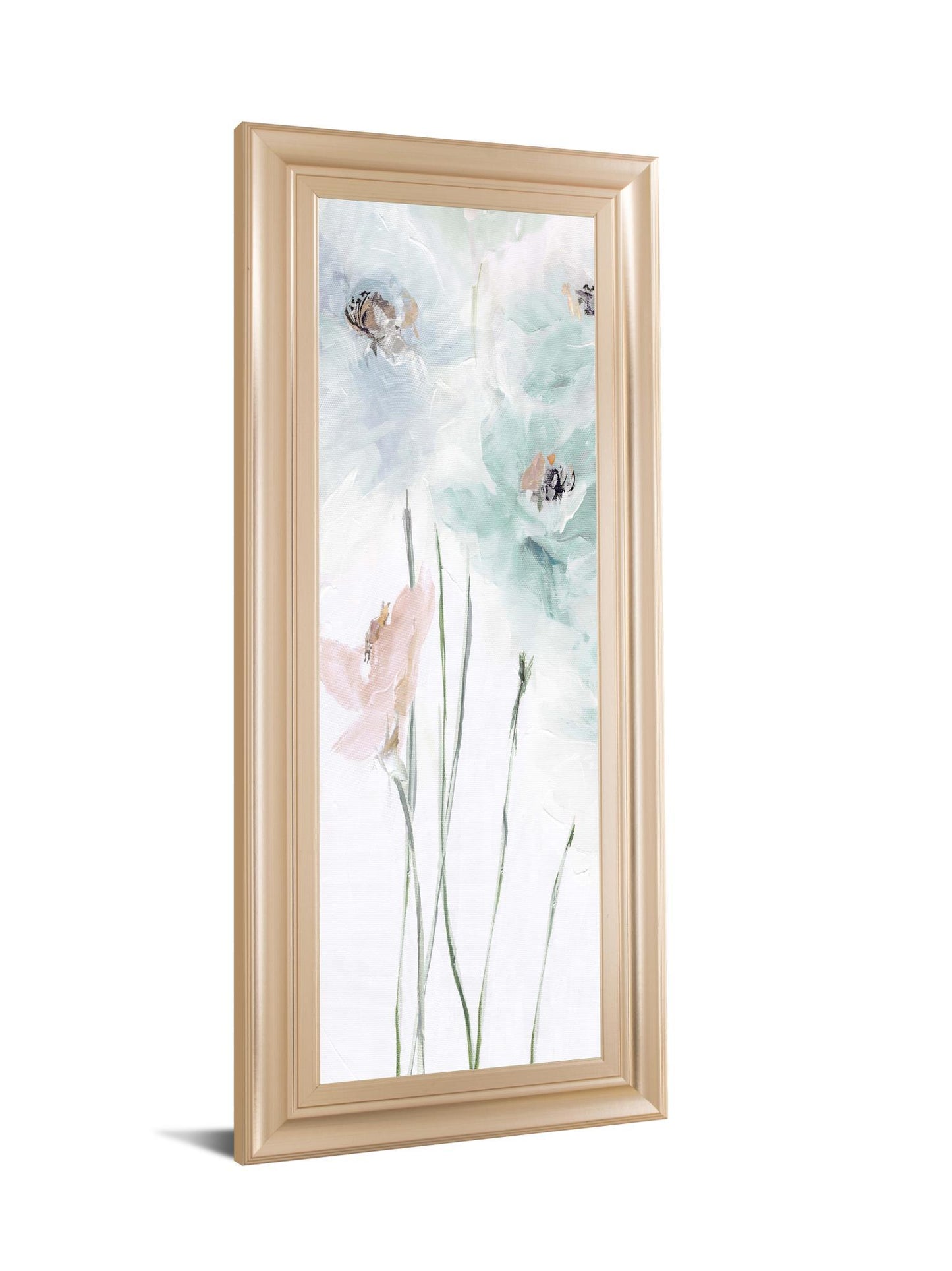 Spring Poppies II By Susan Pepe - Light Blue Classy Art