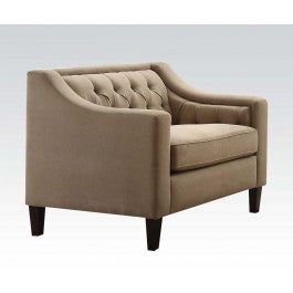 Acme Suzanne Chair in Beige Fabric 54012 ACME East