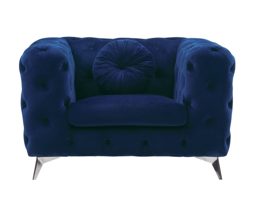 Atronia Blue Fabric Chair ACME East