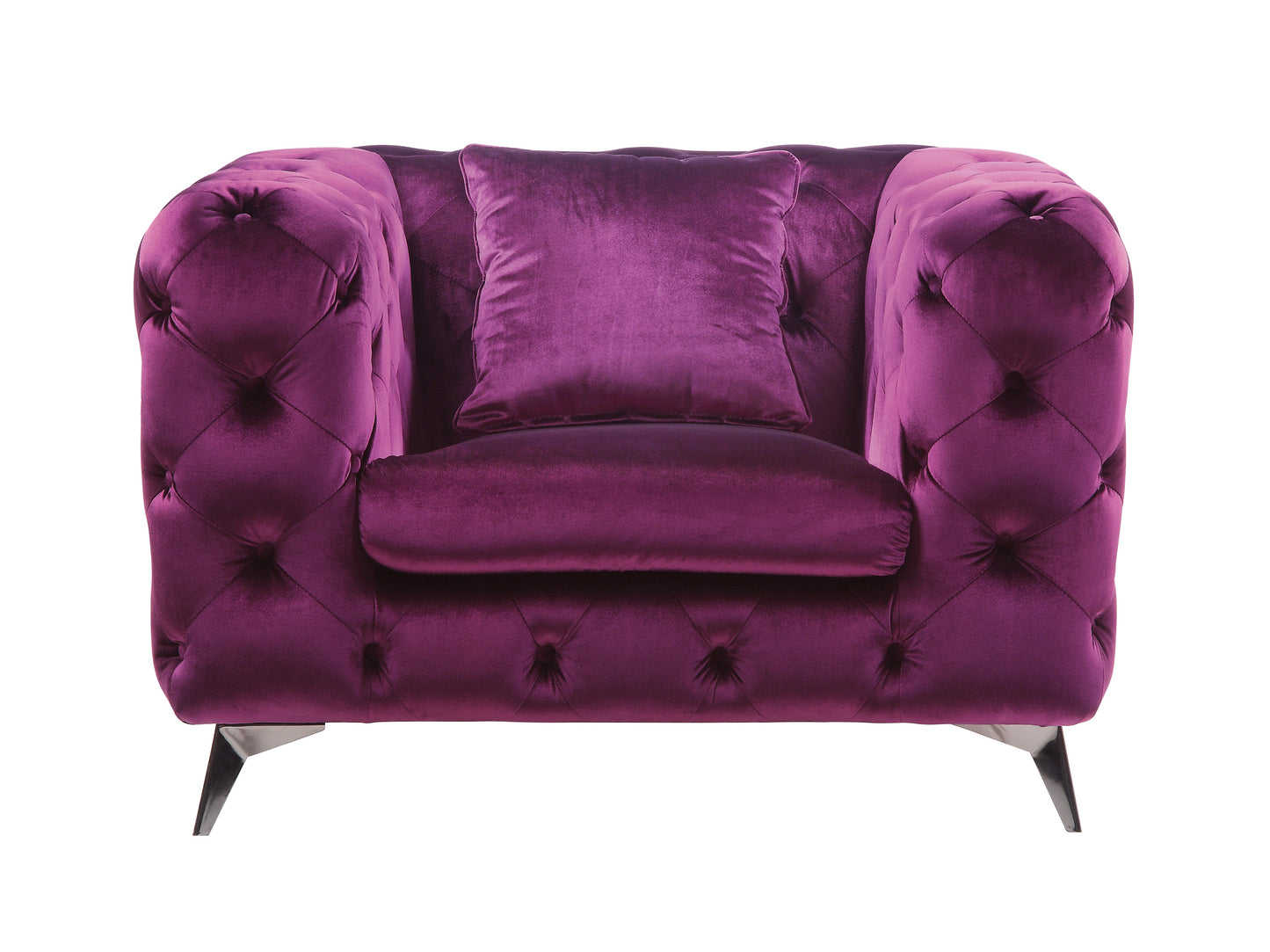 Atronia Purple Fabric Chair ACME East