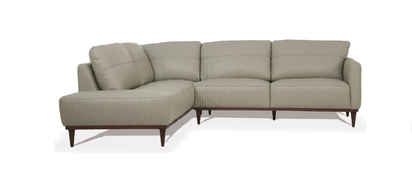 Acme Tampa Sectional Sofa in Airy Green 54995 ACME East