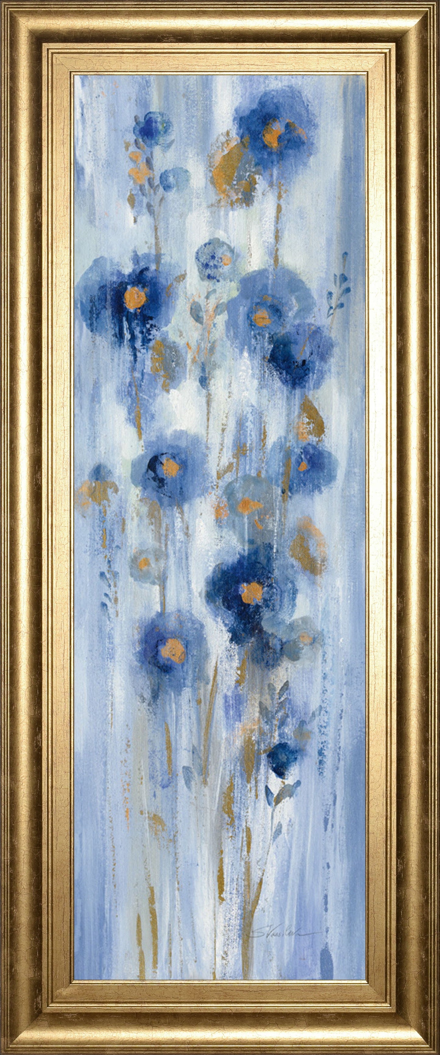 Seaside Flowers I By Silvia Vassileva - Blue Classy Art