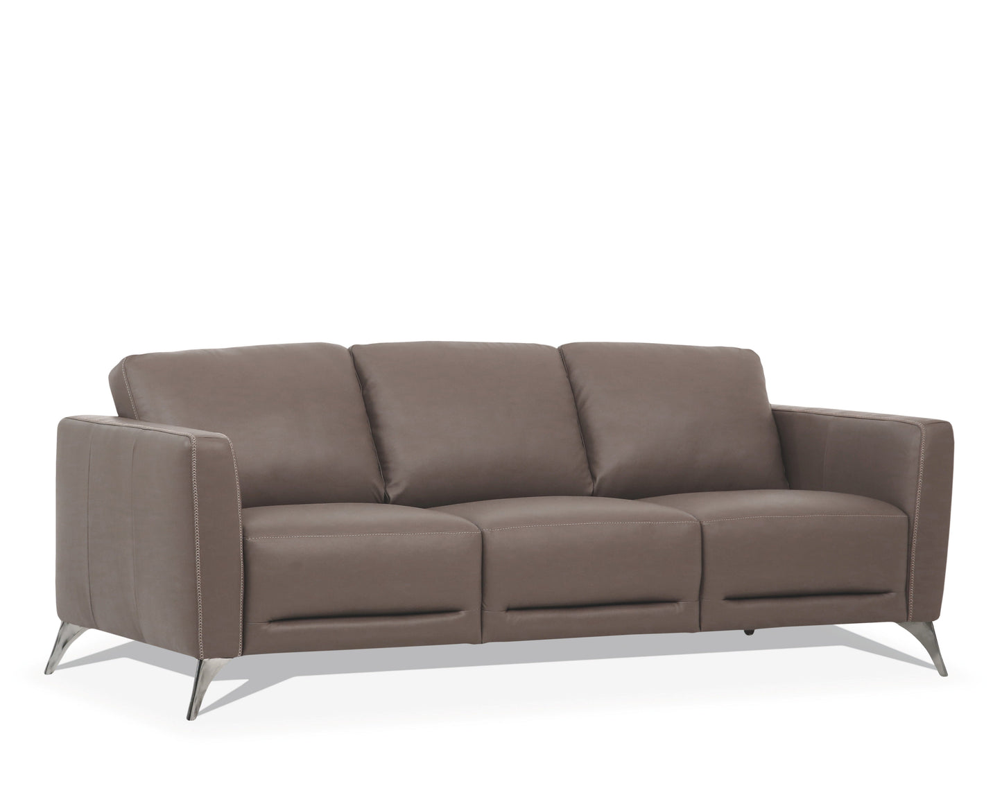 Malaga Taupe Leather Sofa ACME East