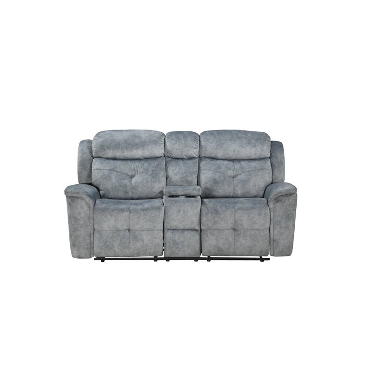 Acme Furniture Mariana Motion Loveseat in Silver Gray 55031 ACME East