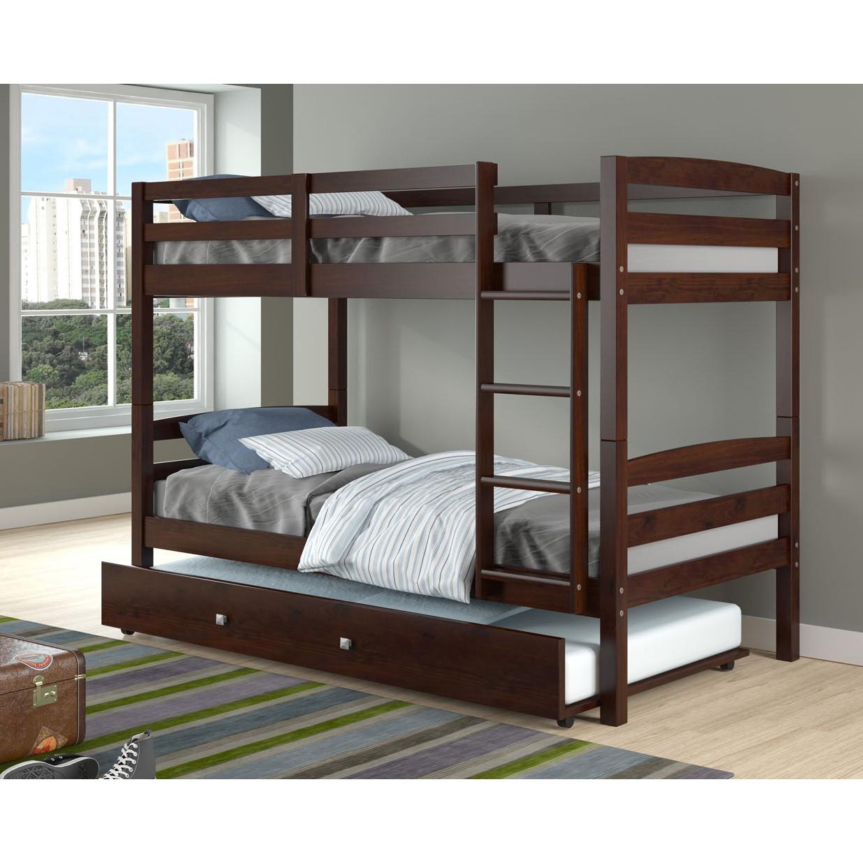 Donco Trading Company Kids Beds Bunk Bed 4100CP Donco Trading Company