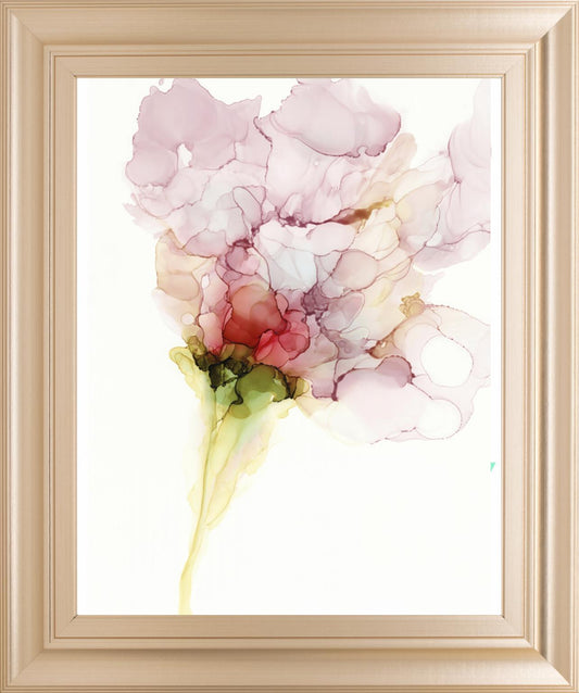 22x26 Flower Passion I By Jennifer Goldberger - Pink Classy Art