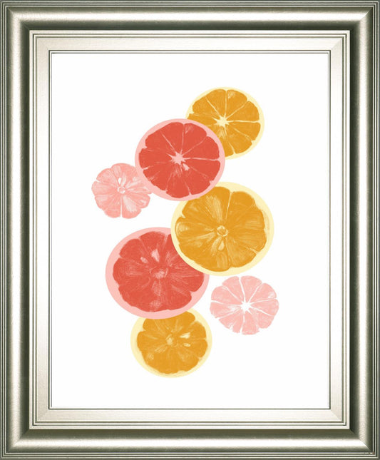 22x26 Festive Fruit II By Emma Caroline - Orange Classy Art