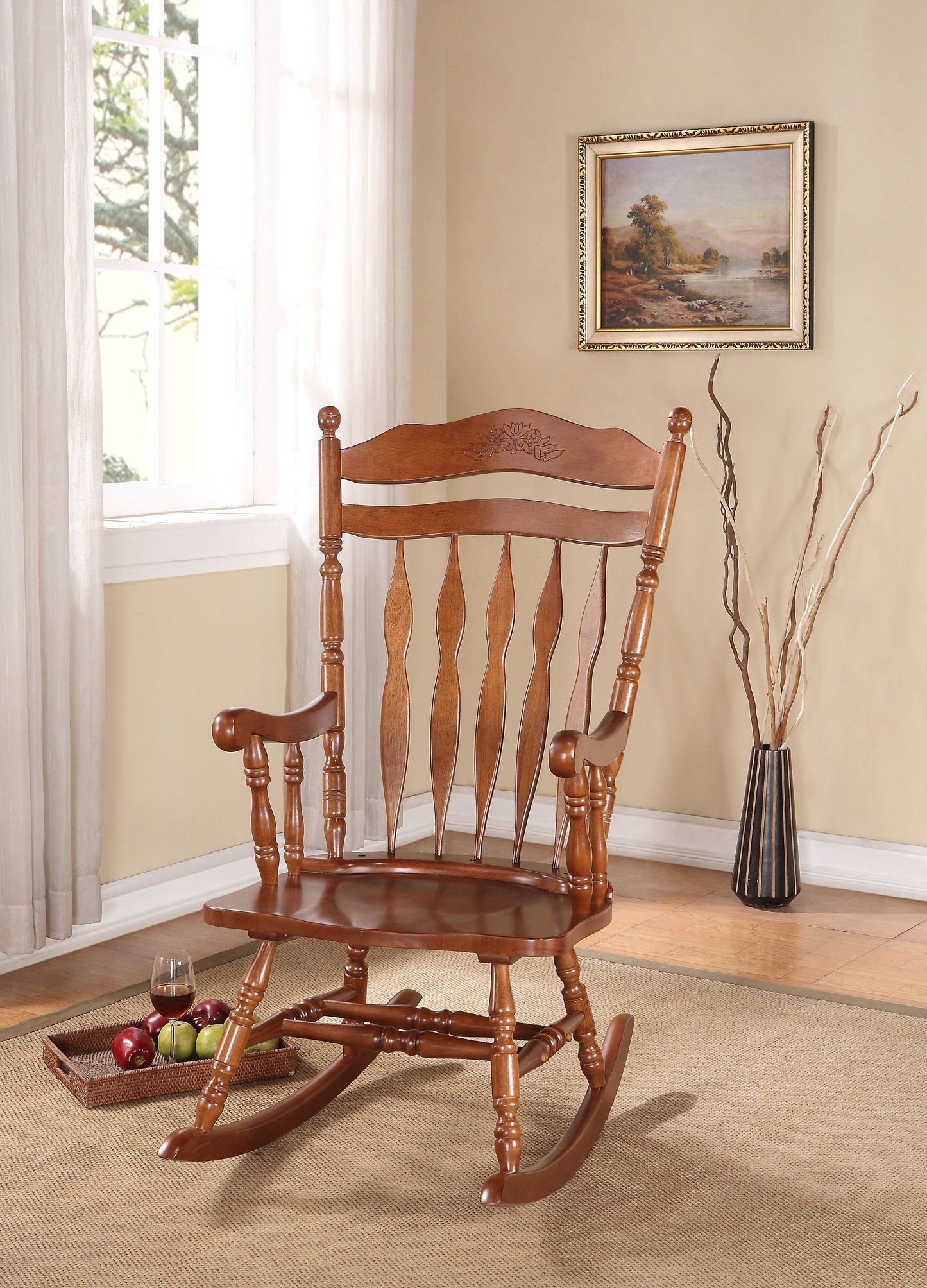 Kloris Dark Walnut Rocking Chair ACME East