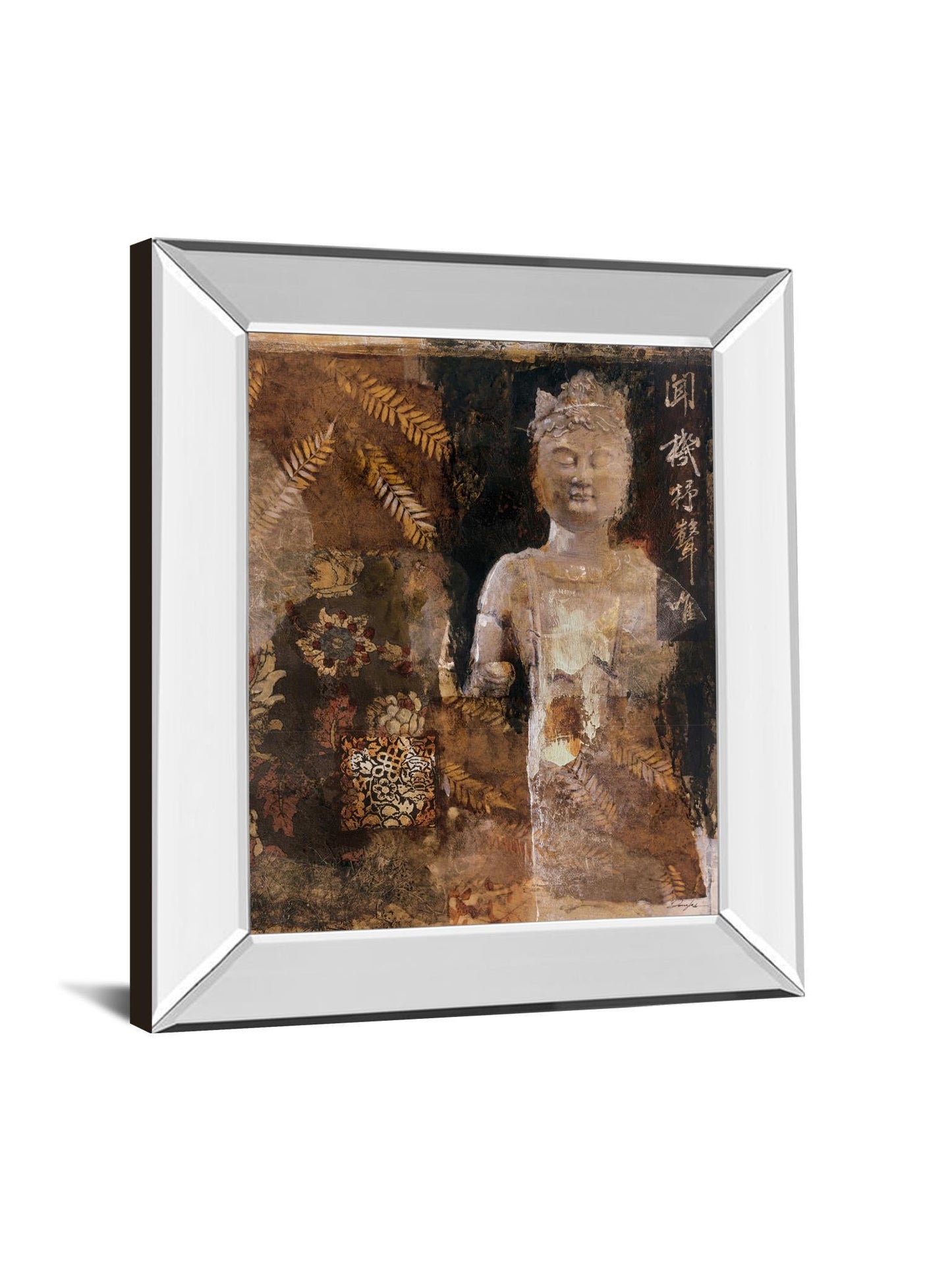 Inner Chi III By Douglas - Mirror Framed Print Wall Art - Gold Classy Art