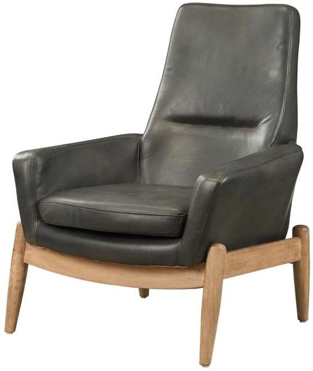 Acme Dolphin Accent Chair in Black 59533 ACME East