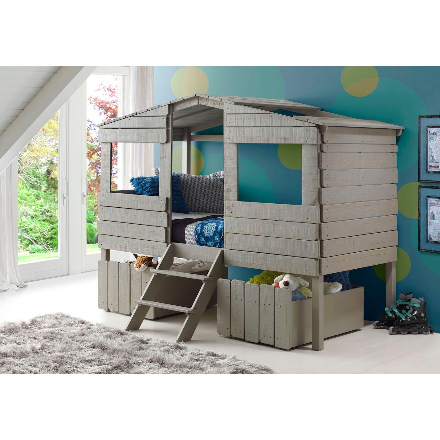 Donco Trading Company Kids Beds Loft Bed 1380-TLRG Donco Trading Company